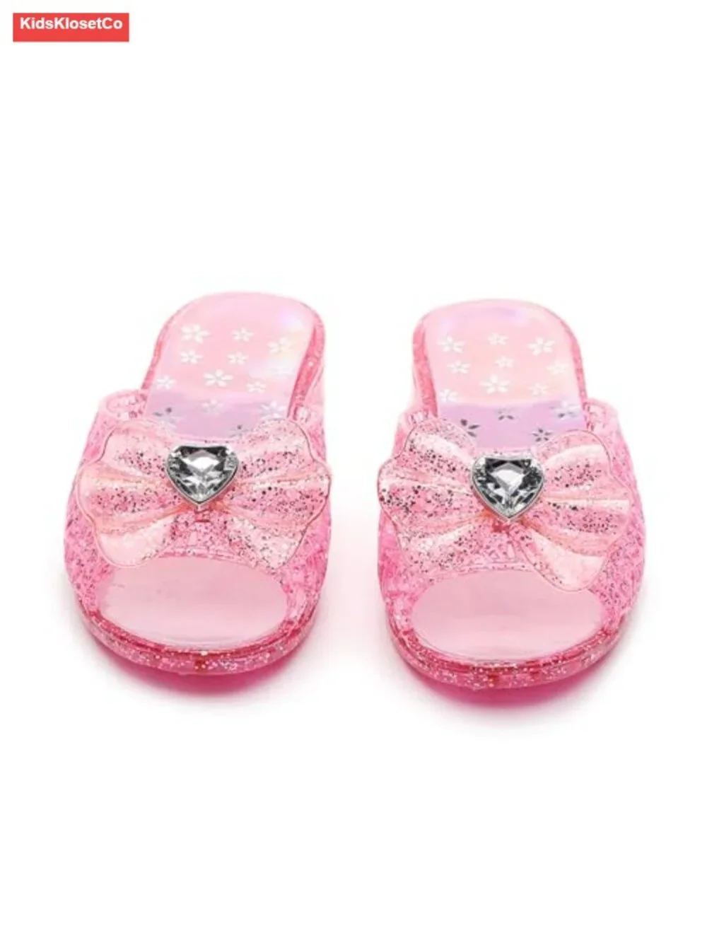 Girls Jelly Sandals Slides Princess Dress Shoes Toddler Slippers Slip On